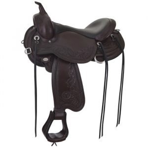 Circle Y Julie Goodnight Wind River Trail Saddle 16" Walnut